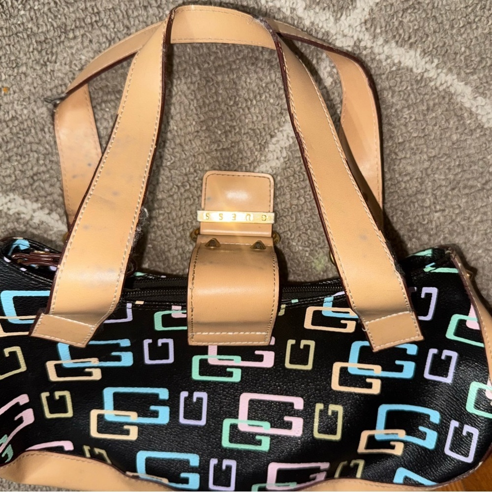 Guess Multicolor Logo Shoulder Bag - Picture 3 of 5